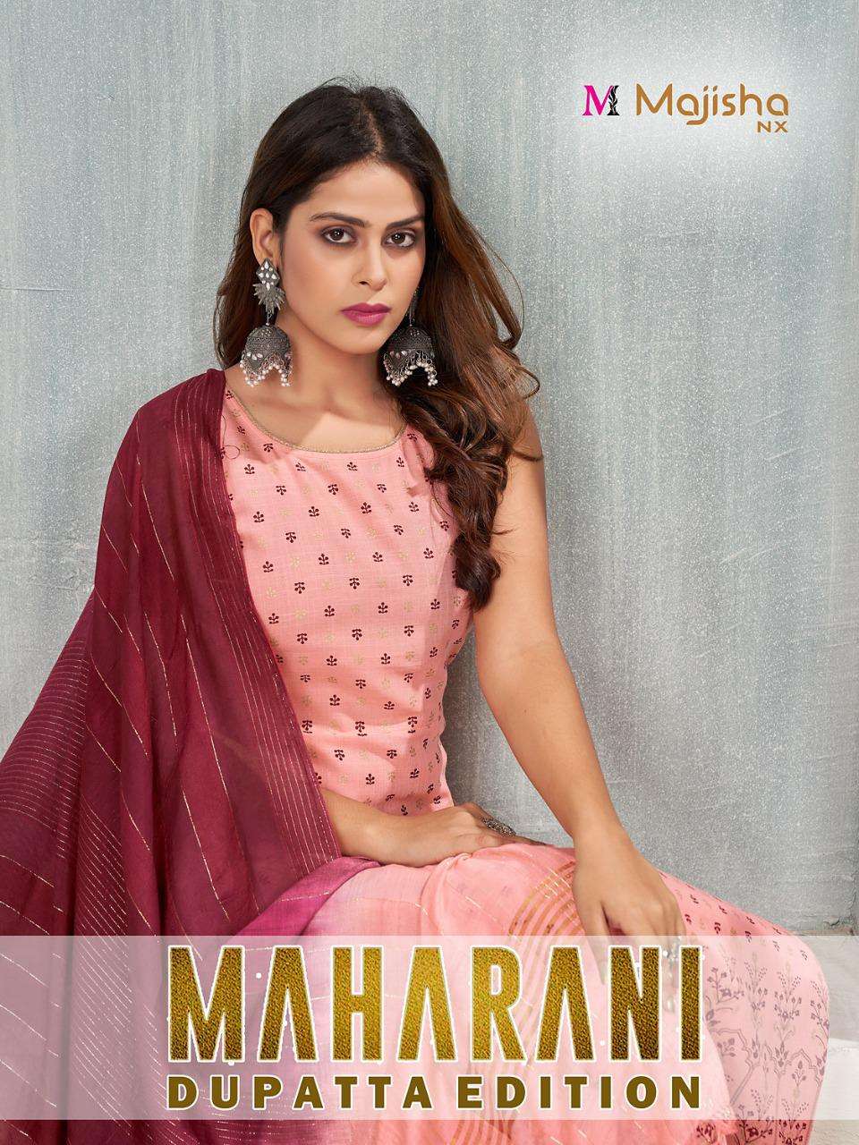 majisha nx maharani vol 1 gown with dupatta set exports 