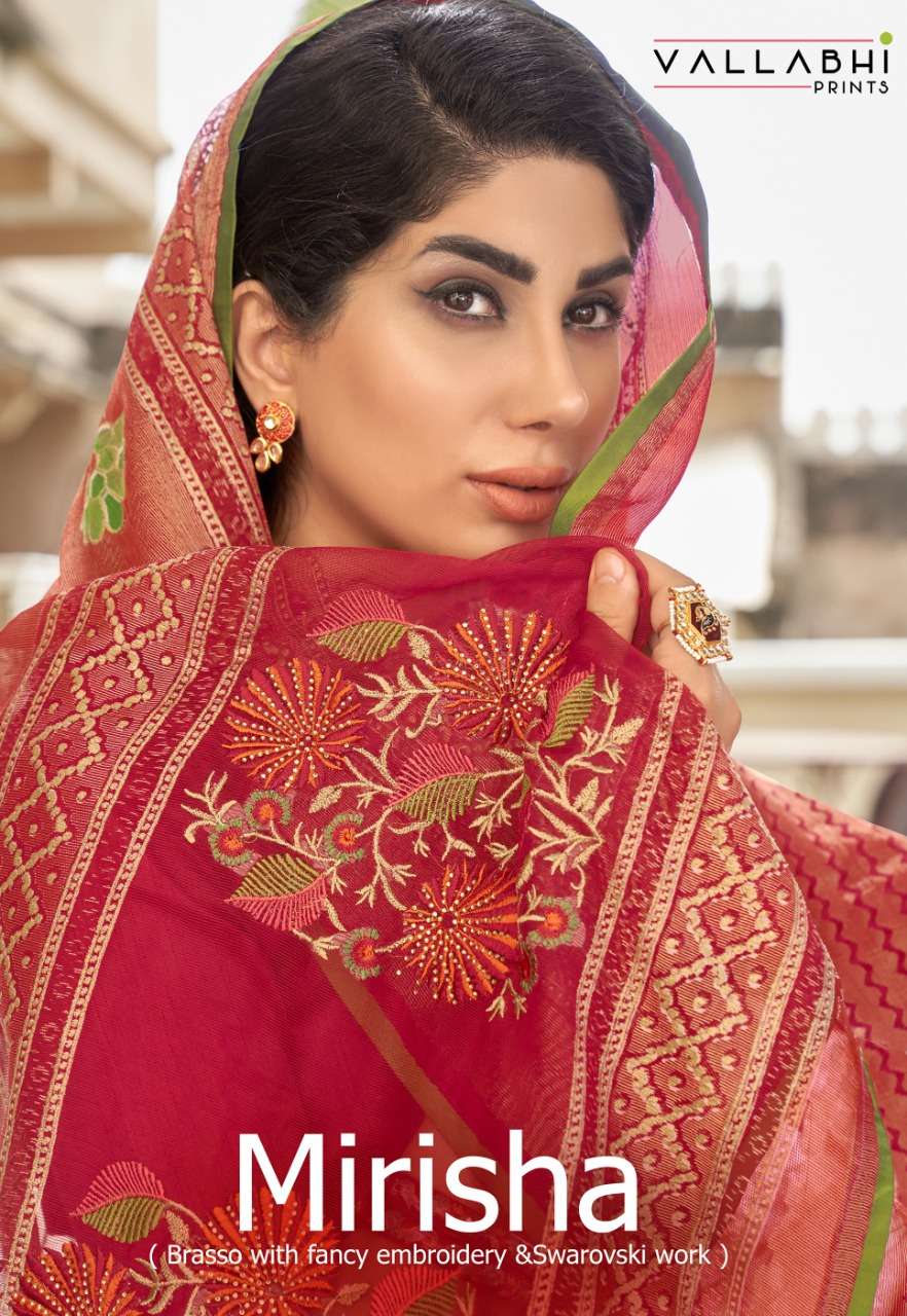 mirisha by vallabhi brasso embroidery designer sarees