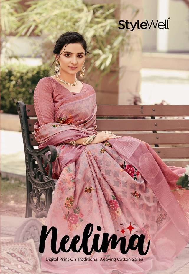 neelima by stylewell cotton fancy designer sarees