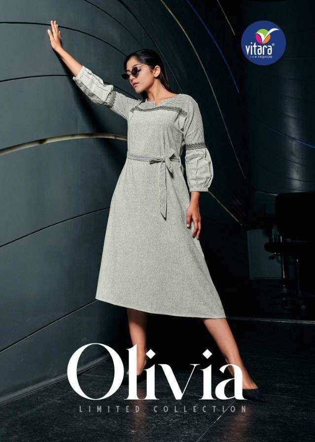 olivia by vitara cotton designer kurtis