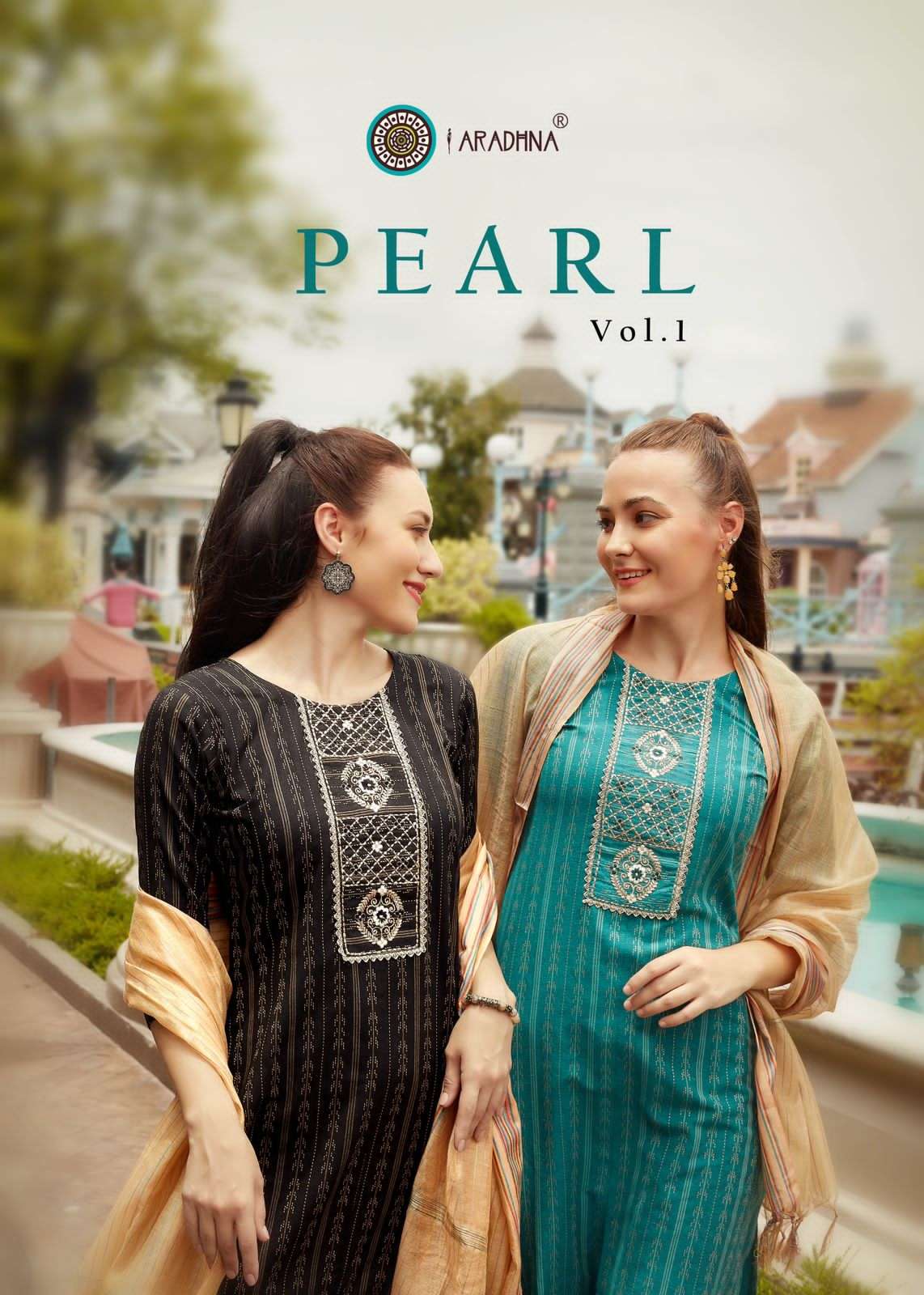 pearl vol 1 by aradhna cotton kurti with dupatta pair