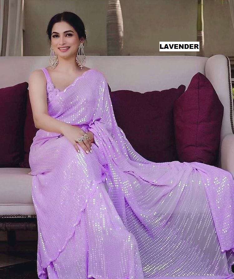 pr 3293 design sequence work fancy sarees 