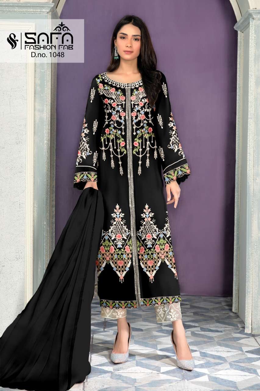 safa 1048 ethnic wear fancy readymade pakistani 3 piece set