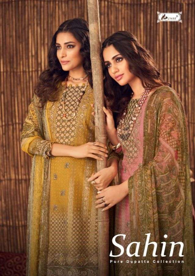 sahin by kesar pashmina digital printed garam dress materials