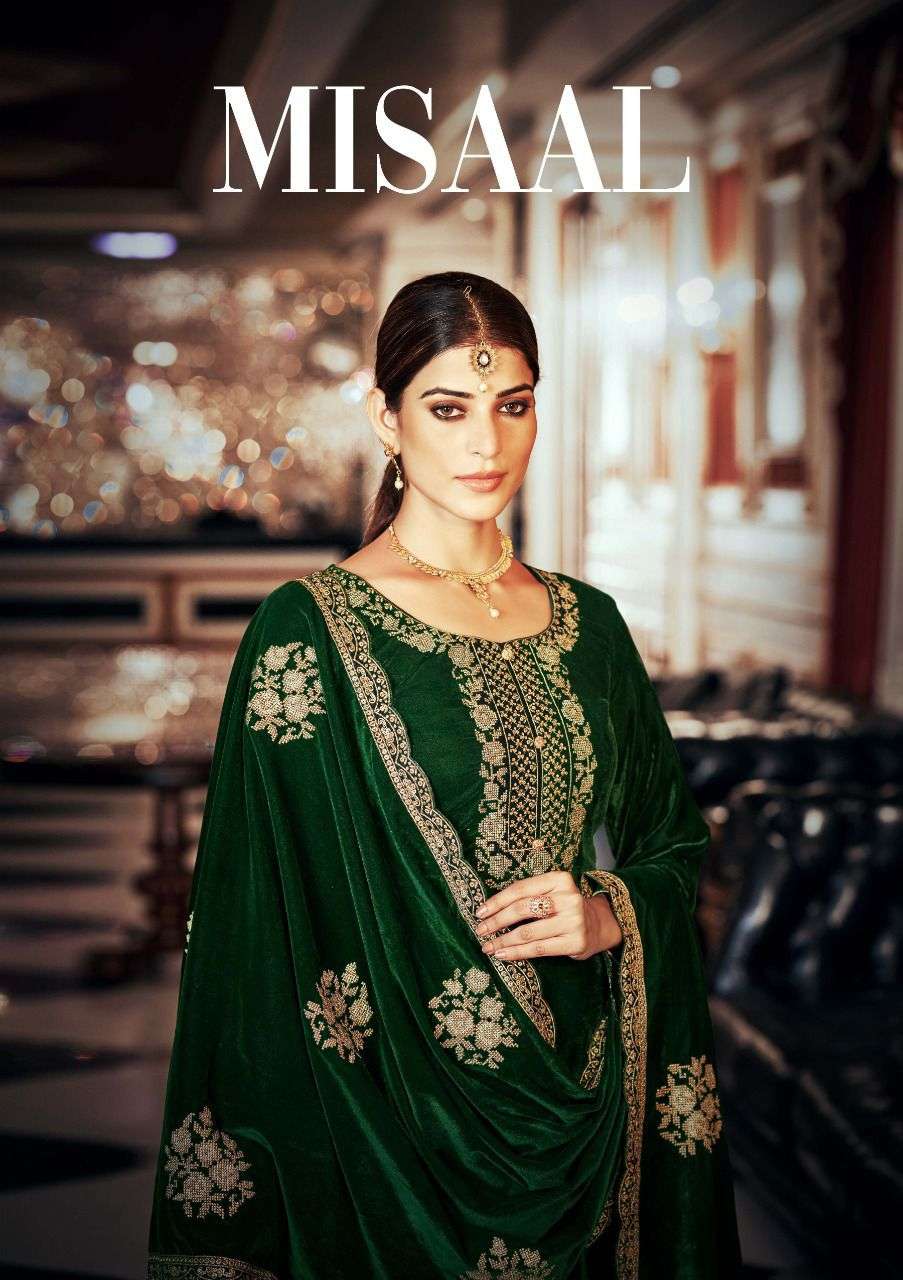 sargam misaal premium velvet winter salwar kameez design 