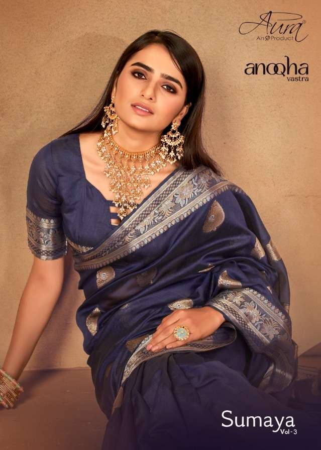 sumaya vol 3 by anoqha vastra aura fancy designer sarees