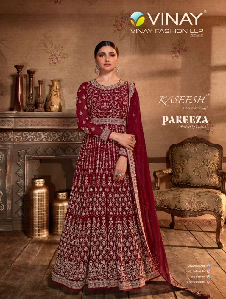 vinay pakeeza 61441-61446 series gown style party wear festive dresses 