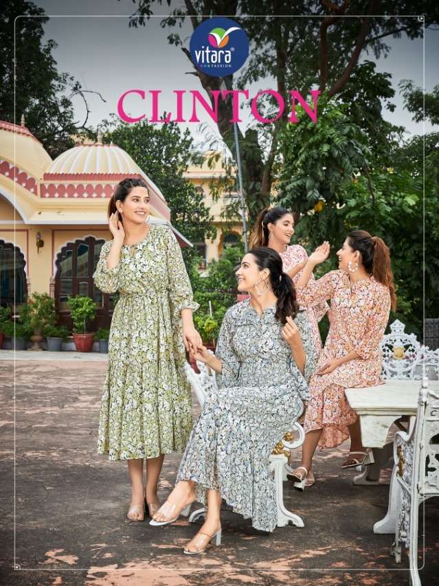 vitara present clinton georgette fancy kurtis