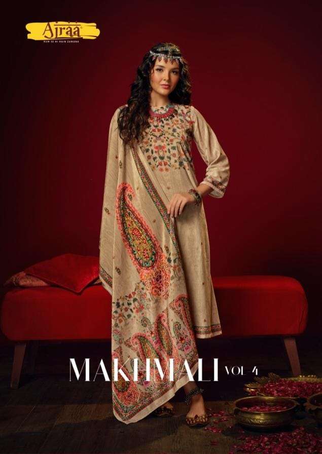 ajraa makhmali vol 4 by fiona velvet winter classy elegant suits