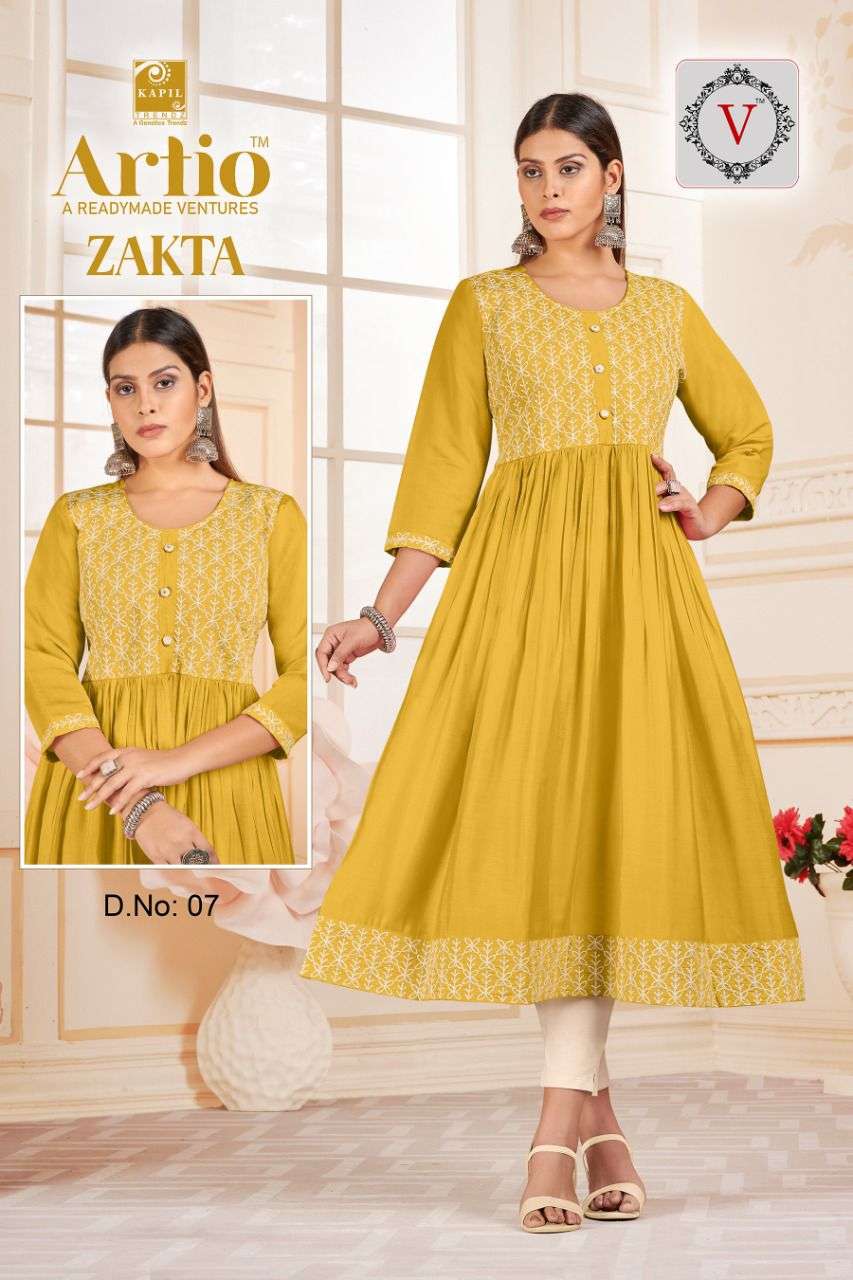 artio zatka viscose silk combo set of kurtis 