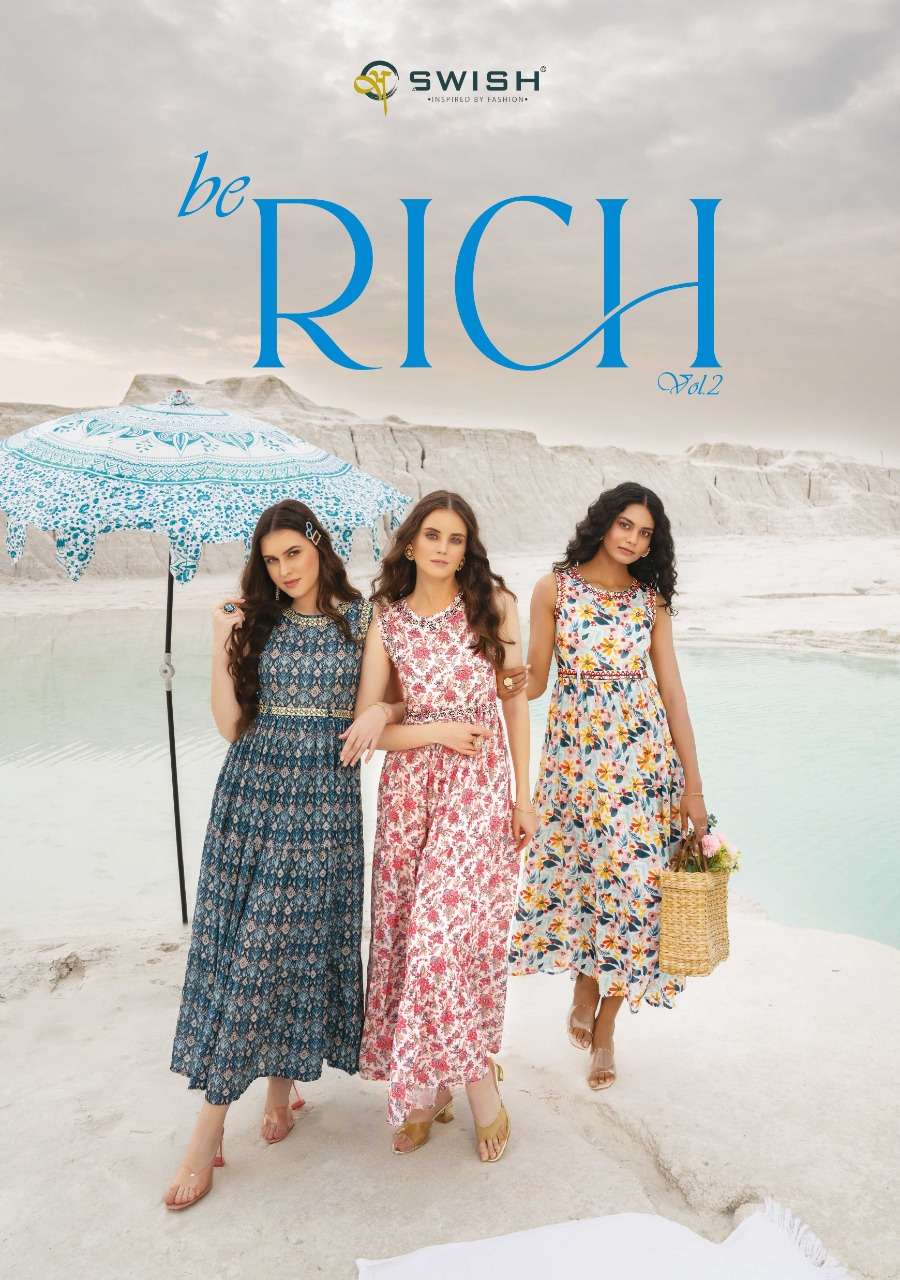 be rich vol 2 by swish viscose designer fancy gown collection