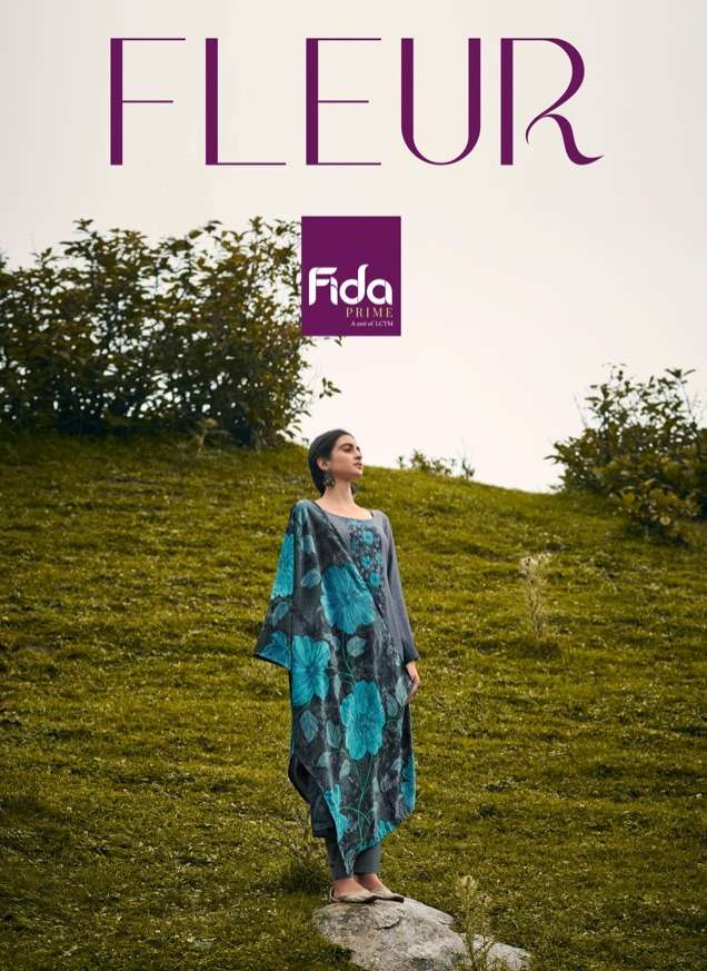 fida fleur pashmina digital printed suits wholesale 