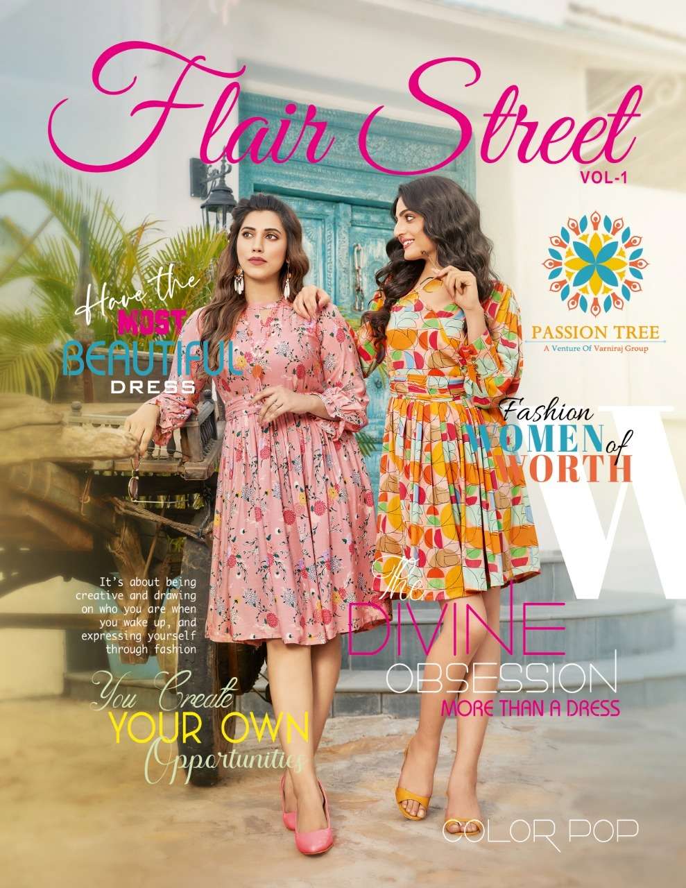 flair street vol 1 by passion tree rayon wester tunics collection