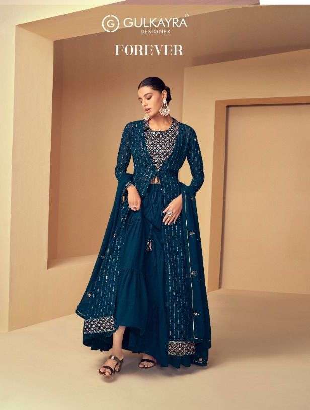 forever by gulkayra exclusive readymade long suits collection 