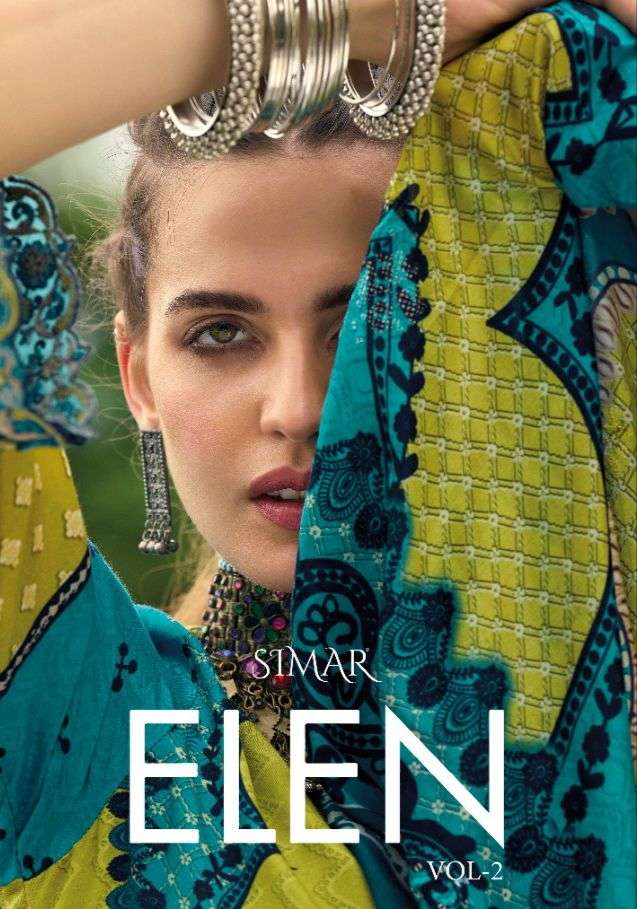 glossy elen vol 2 viscose silk ethnic wear fancy salwar kameez