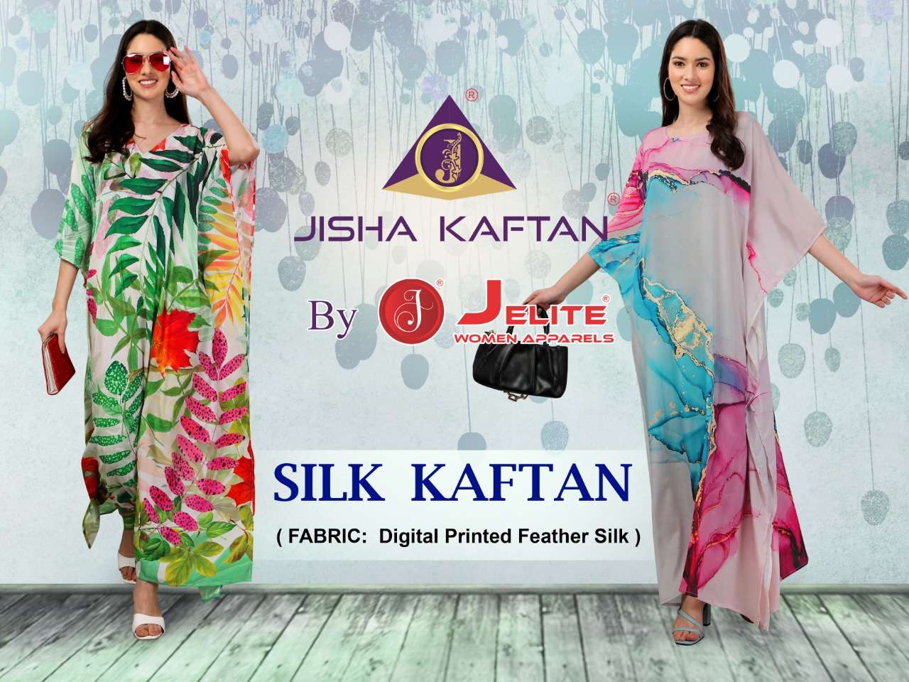 Jelite Jisha Kaftan Premium Silk Kaftan 