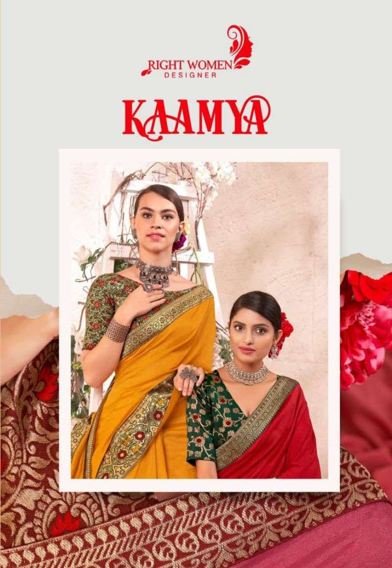 kaamya by right women vichitra designer fancy sarees