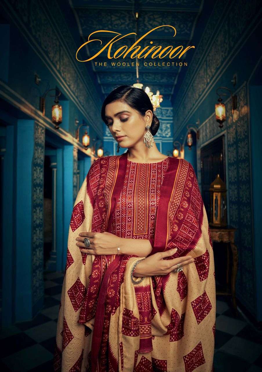 kohinoor by sargam pashmina winter fancy dresses exporter