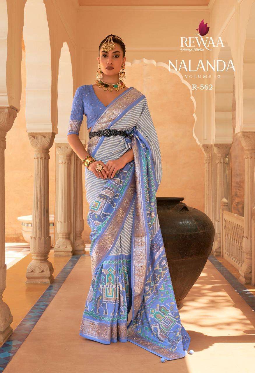 nalanda vol 2 by rewaa designer patola silk fancy sarees