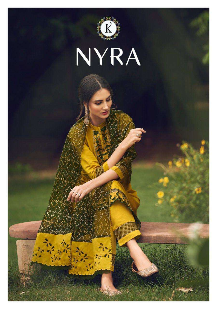 nyra by k fashion pure viscose silk exclusive readymade 3 piece concept