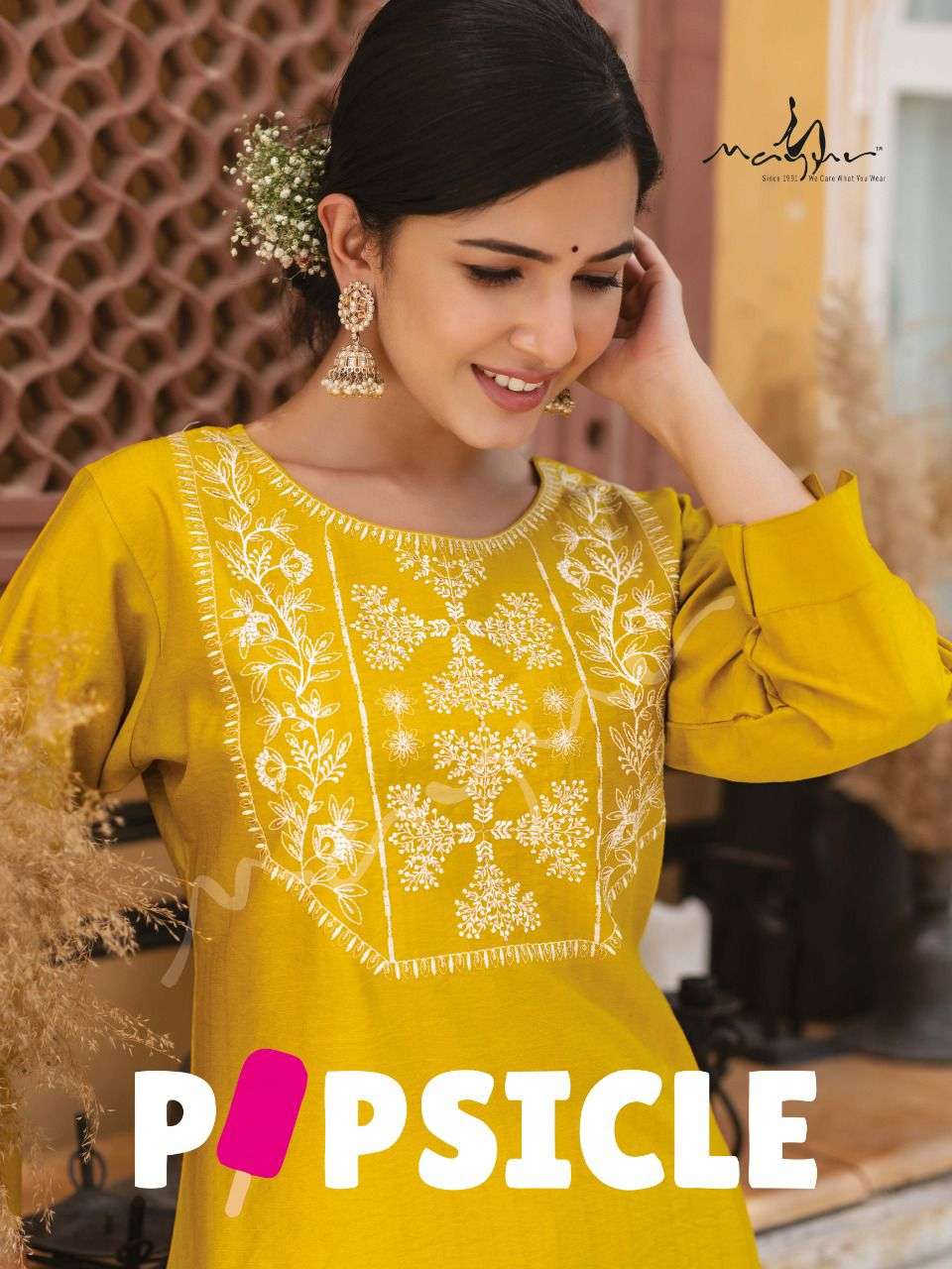 popsicle by mayur viscose designer fancy kurti supplier big size kurti