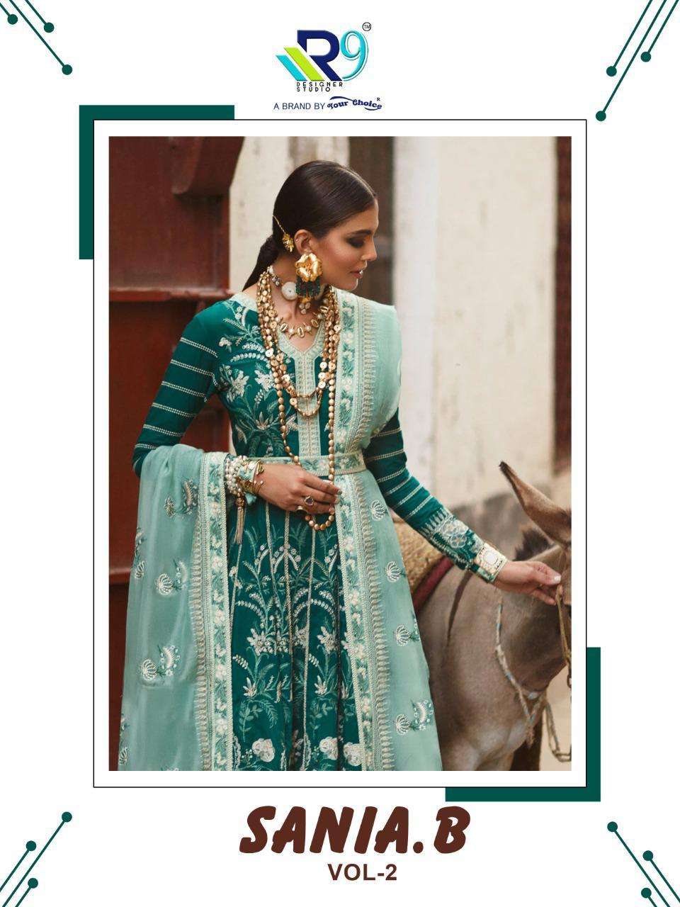 r9 sania b vol 2 pakistani dresses wholesale rate 