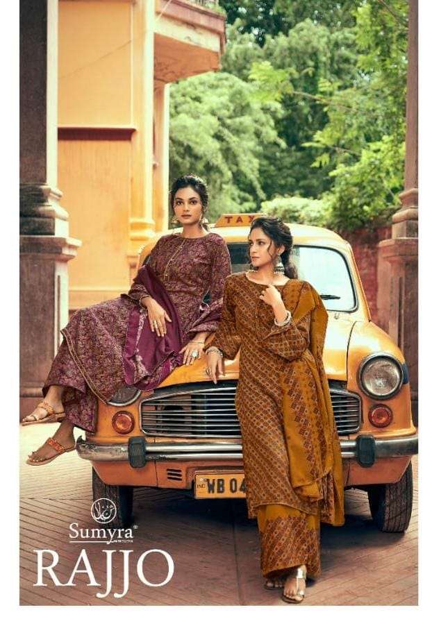rajjo by radhika sumyra pashmina winter dress materials