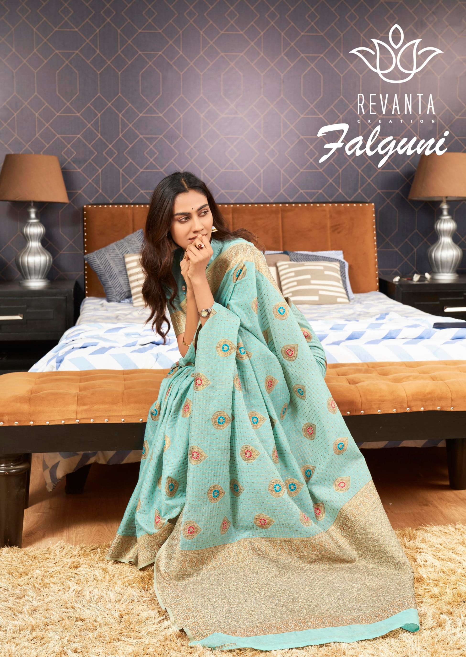 revanta falguni weaving cotton silk sarees 