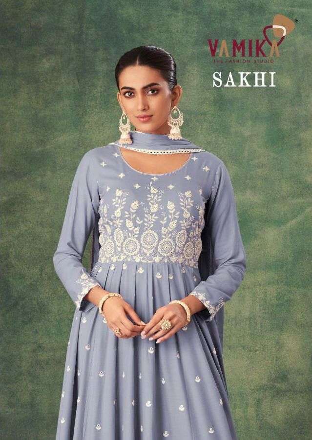 sakhi by vamika readymade rayon plazzo style fancy suits