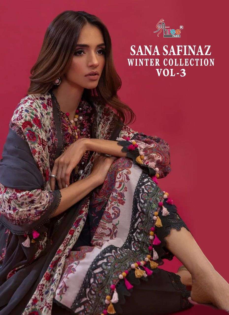 shree fabs sana safinaz winter vol 3 pashmina pakistani winter dresses
