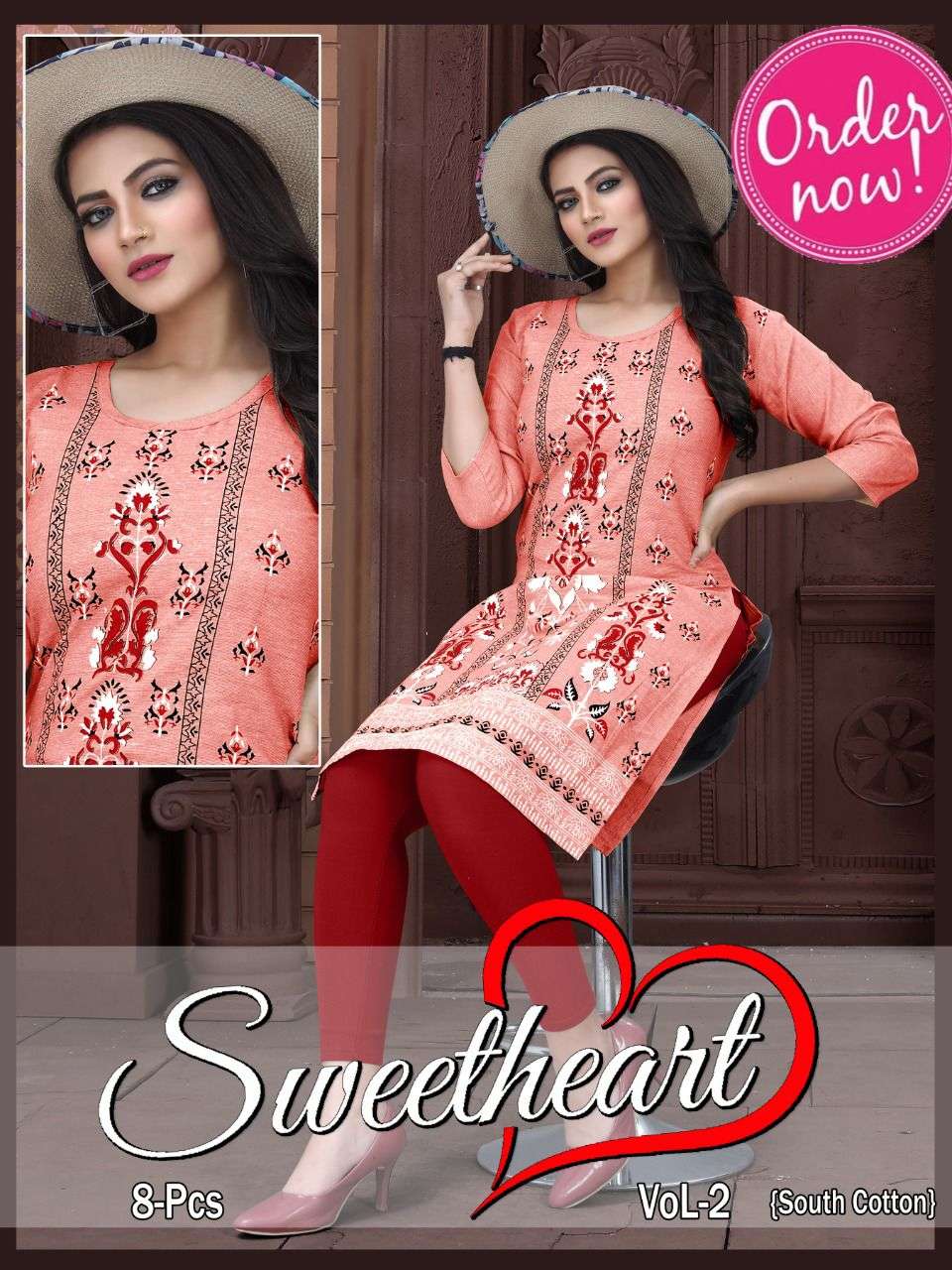 Trendy Sweetheart 2 South Cotton KURTI CATALOG WHOLESALER BEST RATE