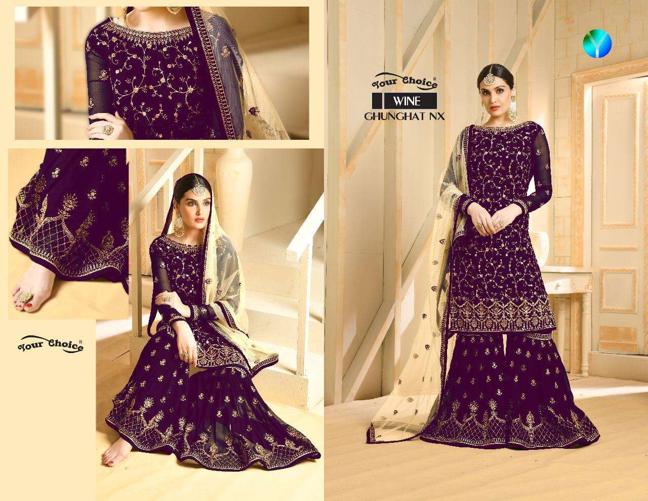 your choice ghunghat nx fancy ladies suits 