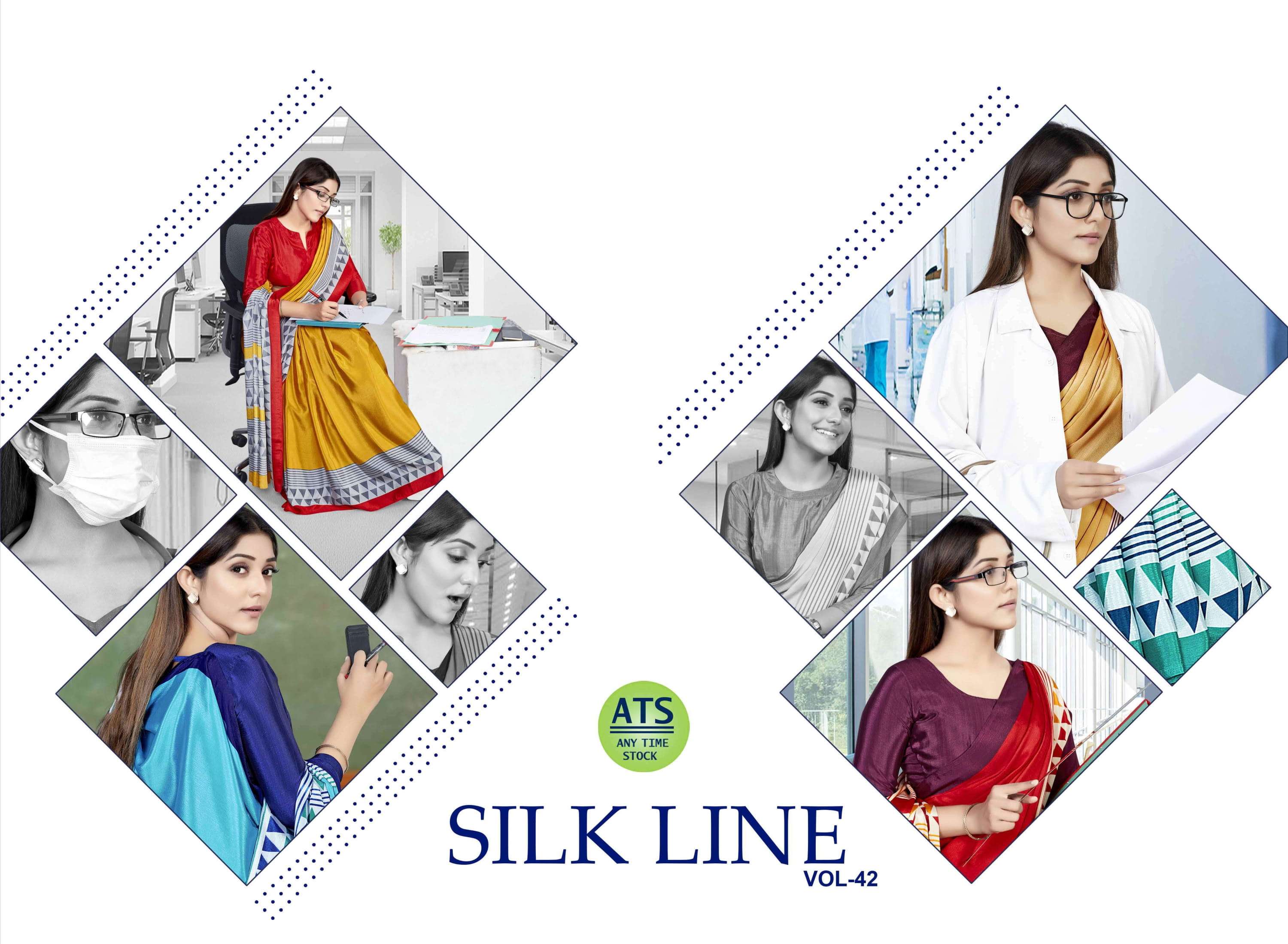 bansi silk line vol 42 turkey college uniform saree corporate office saris supplier 