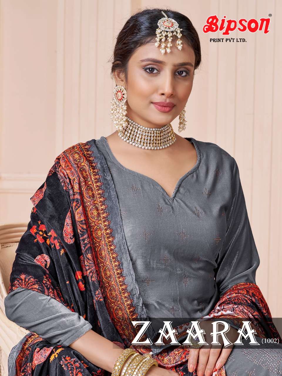 bipson zaara 1002 pashmina warm daily wear salwar kameez wholesaler