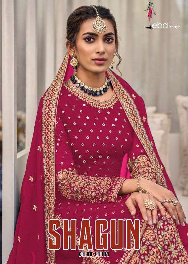 eba lifestyle shagun colors sharara suits with long kameez wholesale 