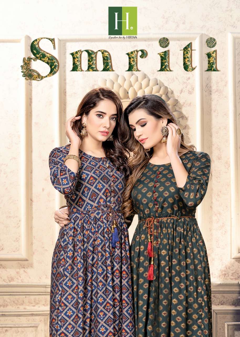 hirwa smriti flair style fancy kurtis wholesale store 