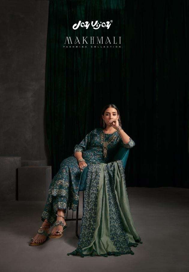 jay vijay makhmali pashmina winter salwar kameez suits online 