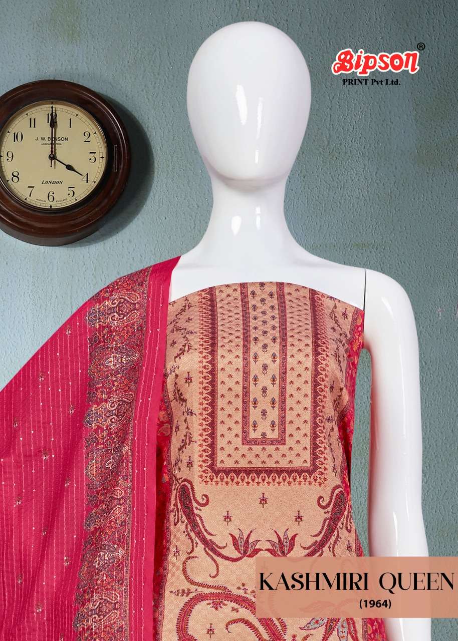 kashmiri queen 1963-1964 by bipson pashmina woollen designer winter suits