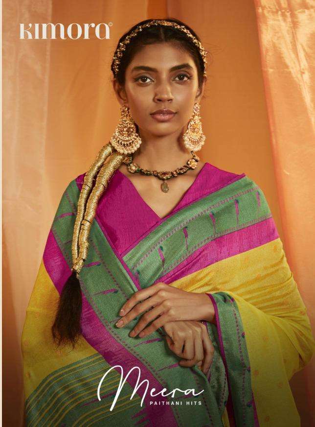 kimora meera paithani hits brasso designer fancy sarees