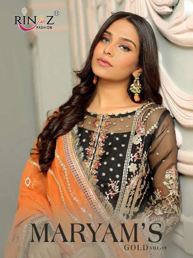 maryams gold vol 19 by rinaz beautiful pakistani designer salwar kameez