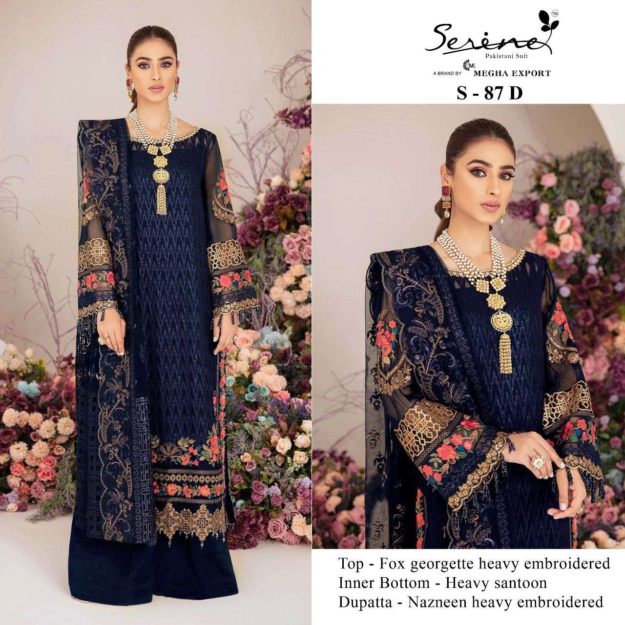 megha exports s 87 elegant look pakistani style dresses exporter