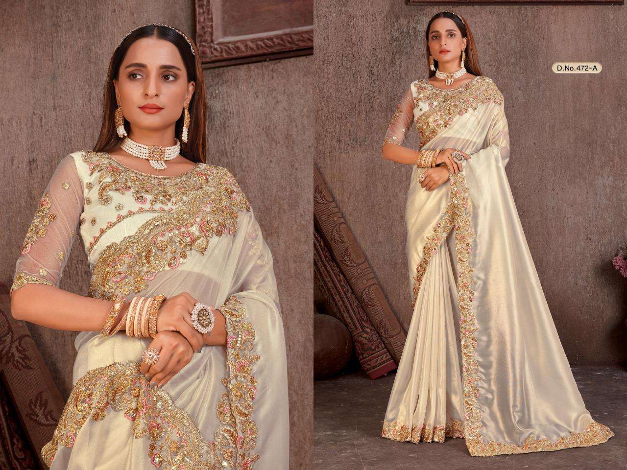 mehak sarees 472 design colors work indian fancy saree for women 