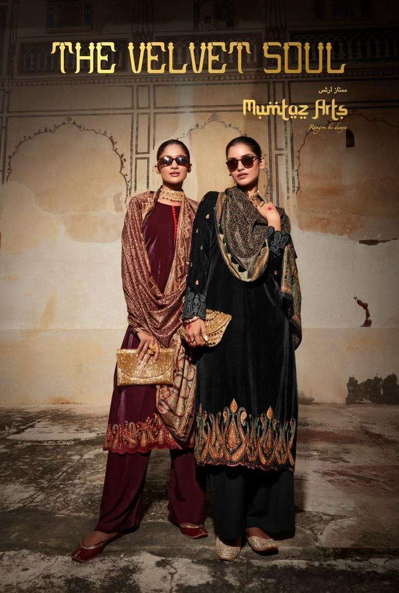 mumtaz arts the velvet soul winter pakistani designer salwar kameez