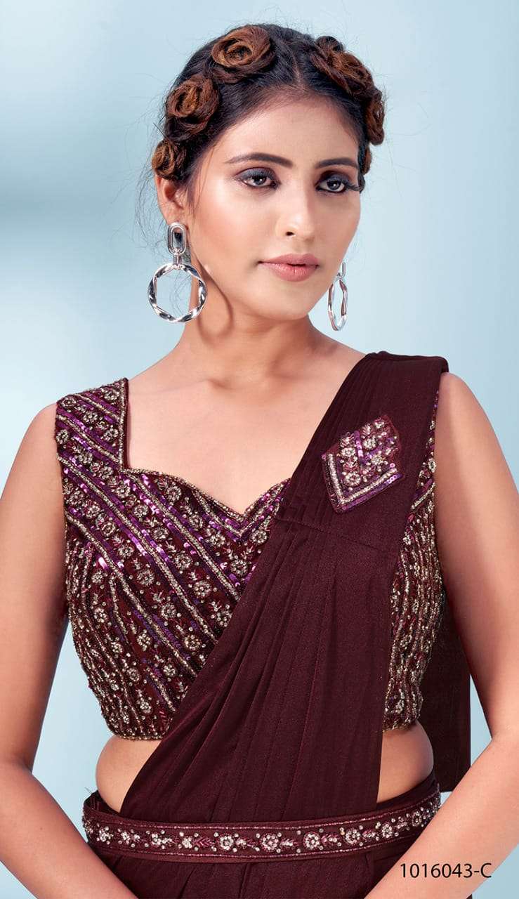 pr 1016043 readymade saree for women festive wear saree exports 