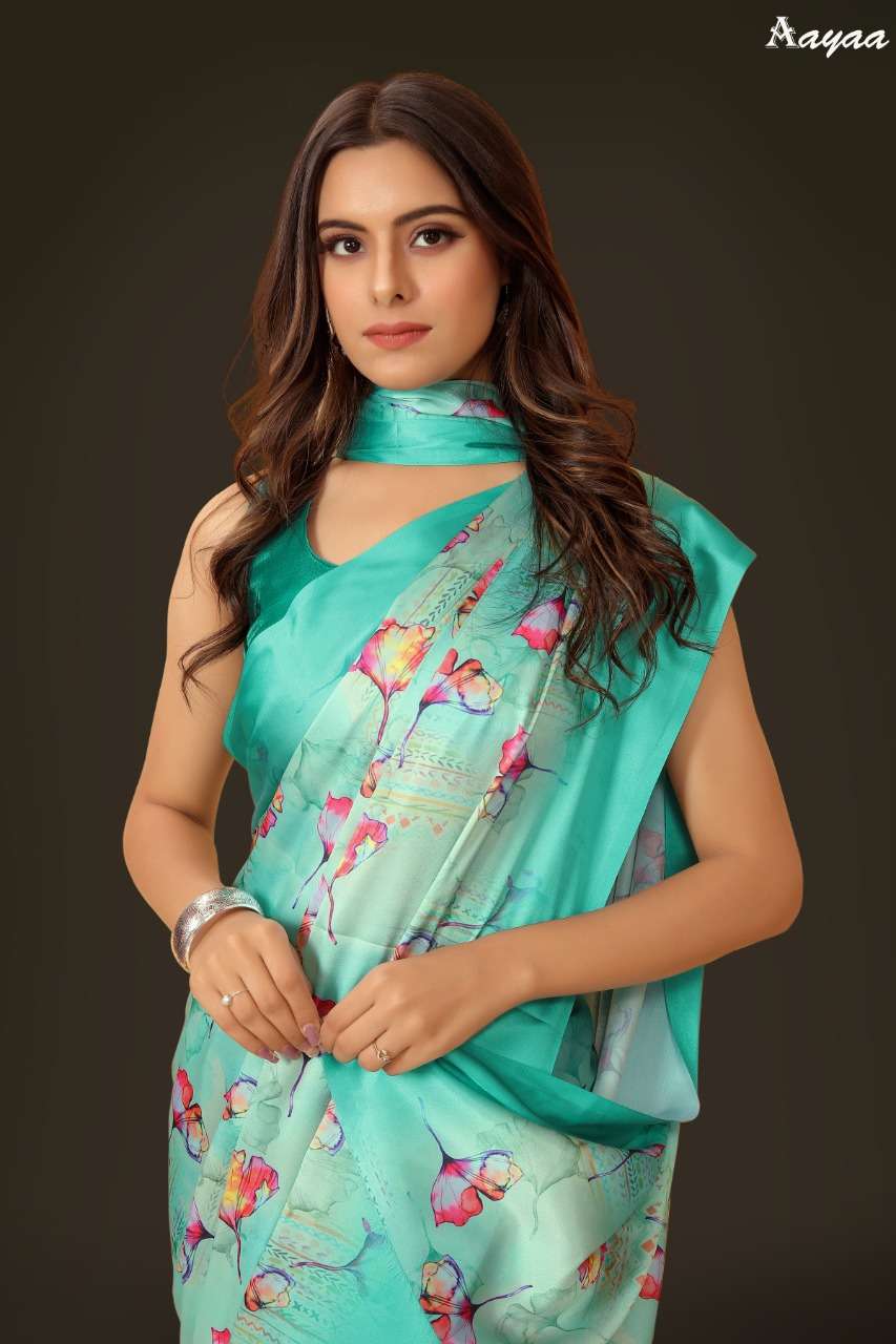 pr aaradhna vol 5 japan satin with digital print sarees manufacturer 
