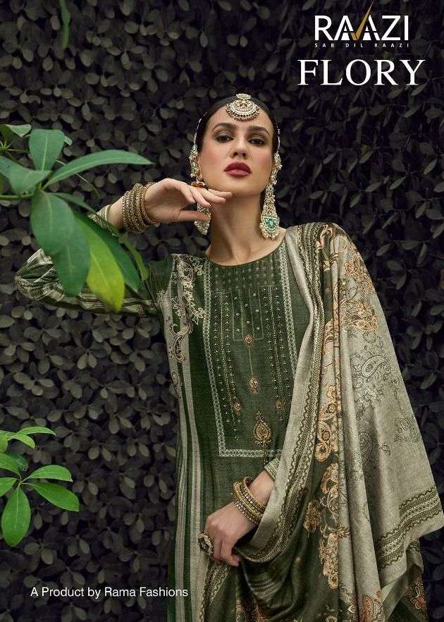 rama fashions raazi flory velvet winter salwar kameez design 