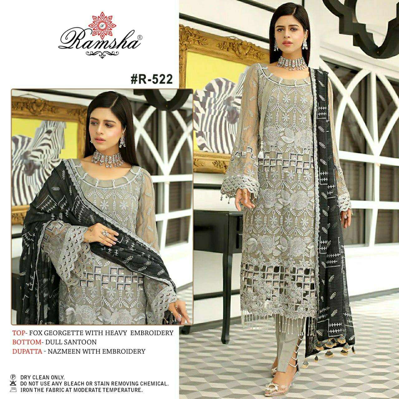 ramsha 522 single hit pakistani design at kc surat