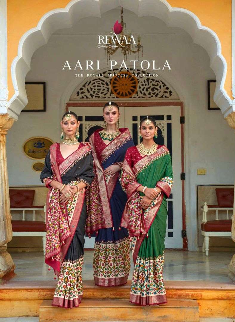 rewaa aari patola fancy sarees wholesaler 