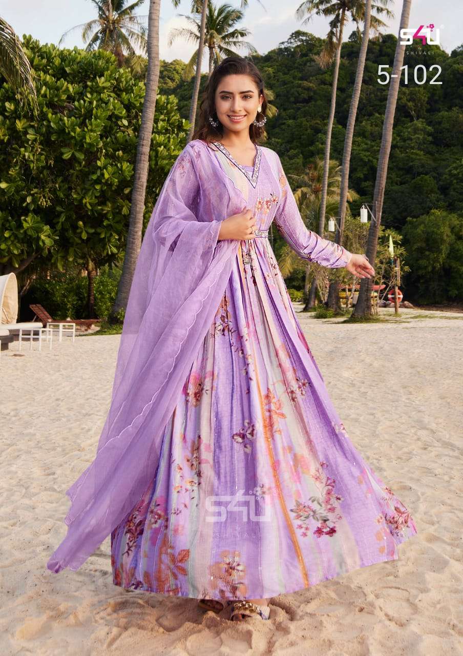 s4u pr 102 ethnic wear designer fancy dresses combo set