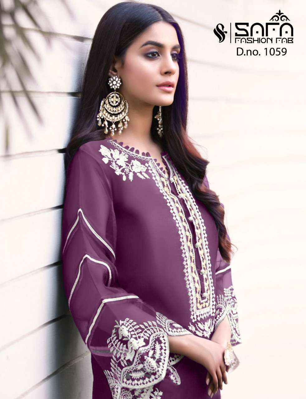 safa fashion fab 1059 readymade pakistani suits wholesaler and stockist in surat 